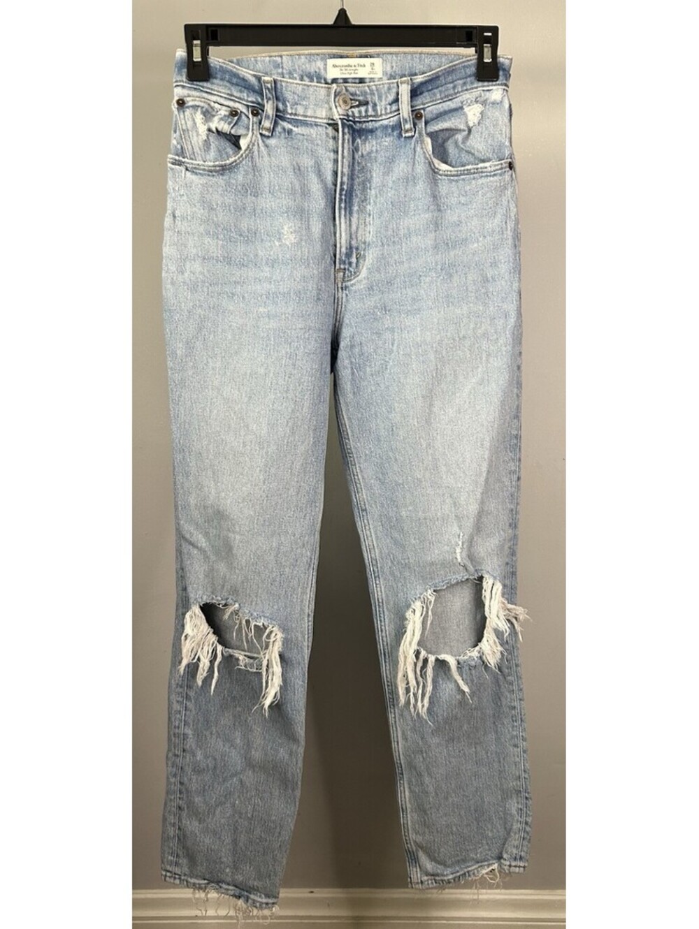 Abercrombie & Fitch 90’s Straight Ultra High Rise Jeans Women’s Size 6R/28 28x30